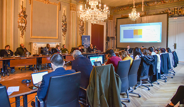 Assemblée plénière lors du premier jours de la conférence 2019 du réseau MedNC 